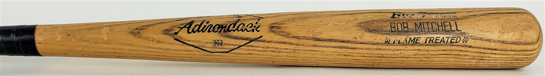 1973-75 Bob Mitchell Milwaukee Brewers Adirondack Professional Model Game Used Bat (MEARS LOA)