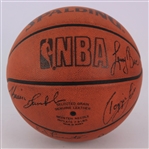 1990-91 Boston Celtics Multi Signed ONBA Stern Basketball w/ 9 Signatures Including Larry Bird, Kevin McHale, Robert Parish, Reggie Lewis & More (JSA)