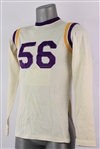 1960s Bel-Mar Sportswear #56 Game Worn Durene Football Jersey (MEARS LOA)