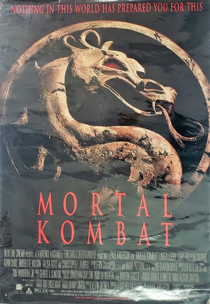 1995 Mortal Kombat 27" x 39" Movie Poster 