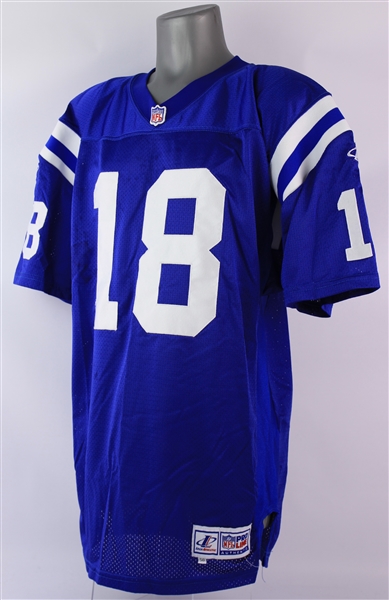 1998 Peyton Manning Indianapolis Colts Signed Home Jersey (MEARS A5/JSA) Rookie Season
