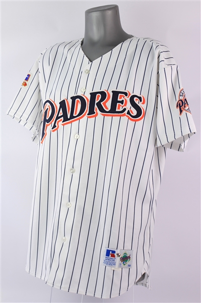 Lot Detail - 1997 Tony Gwynn San Diego Padres Game Worn Road Jersey with  Jackie Robinson 50th Anniv. Patch - MEARS LOA
