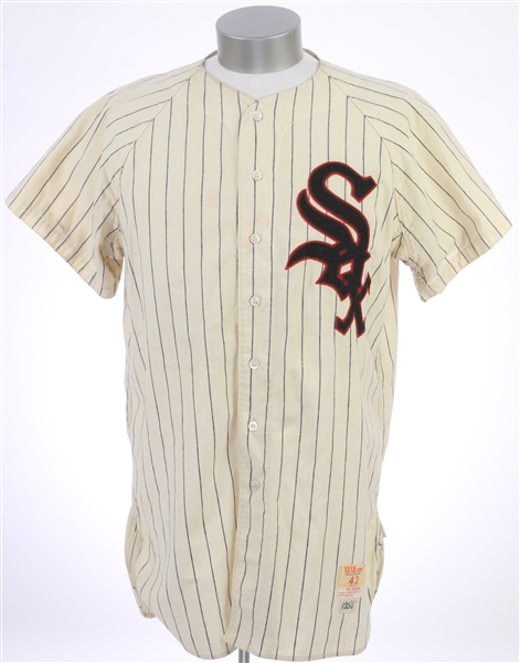 1956-58 Cal Abrams / Jim Delsing Chicago White Sox Game Worn Home Uniform w/ Jersey, Pants & Stirrups (MEARS LOA)