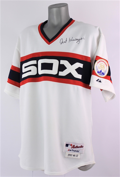 2008 Art Kusnyer Chicago White Sox Signed 1983 Throwback Jersey (MEARS LOA/JSA)