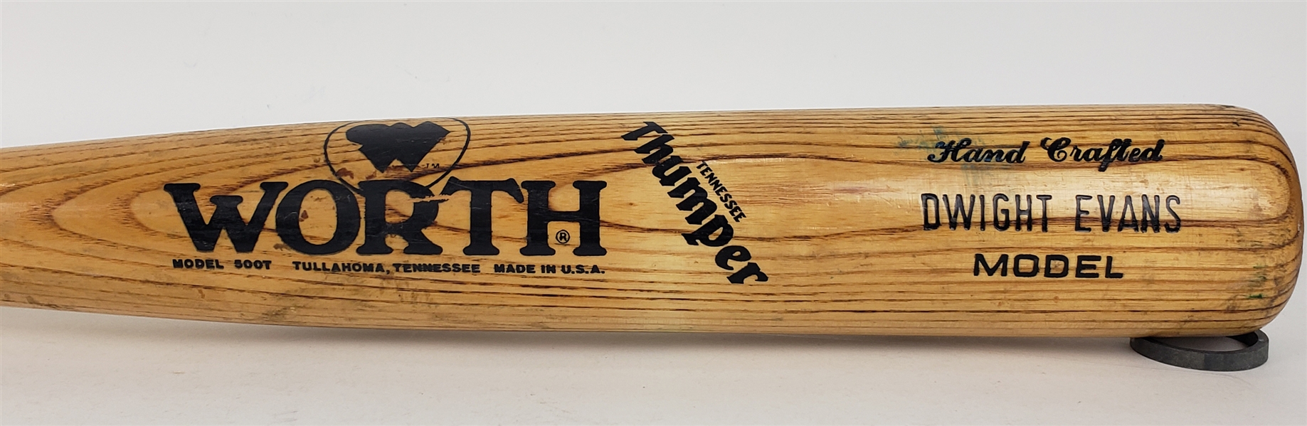 1988-89 Dwight Evans Boston Red Sox Worth Professional Model Game Used Bat (MEARS LOA & PSA/DNA)