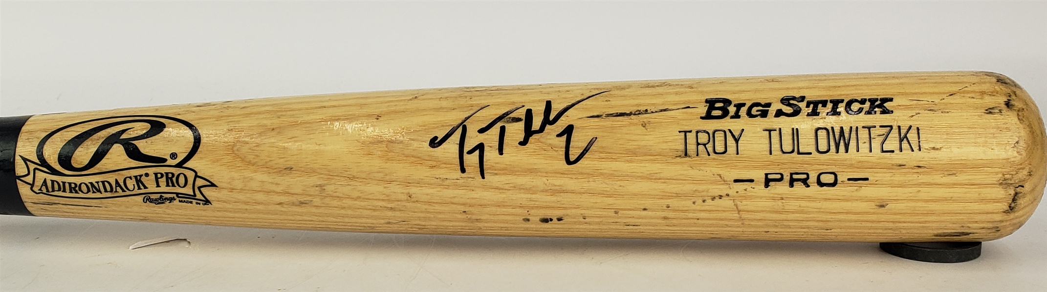 2011 Troy Tulowitzki Colorado Rockies Signed Rawlings Adirondack Professional Model Game Used Bat (MEARS A10/JSA)