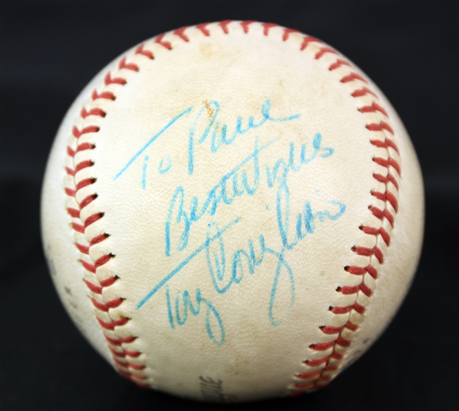 1960s Tony Conigliaro Boston Red Sox Signed Baseball (JSA)