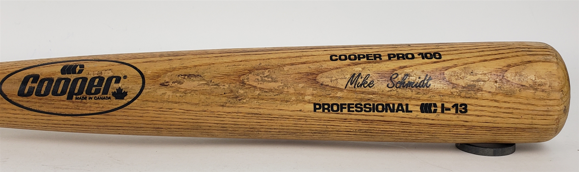 1985-89 Mike Schmidt Philadelphia Phillies Cooper Professional Model Bat (MEARS LOA)