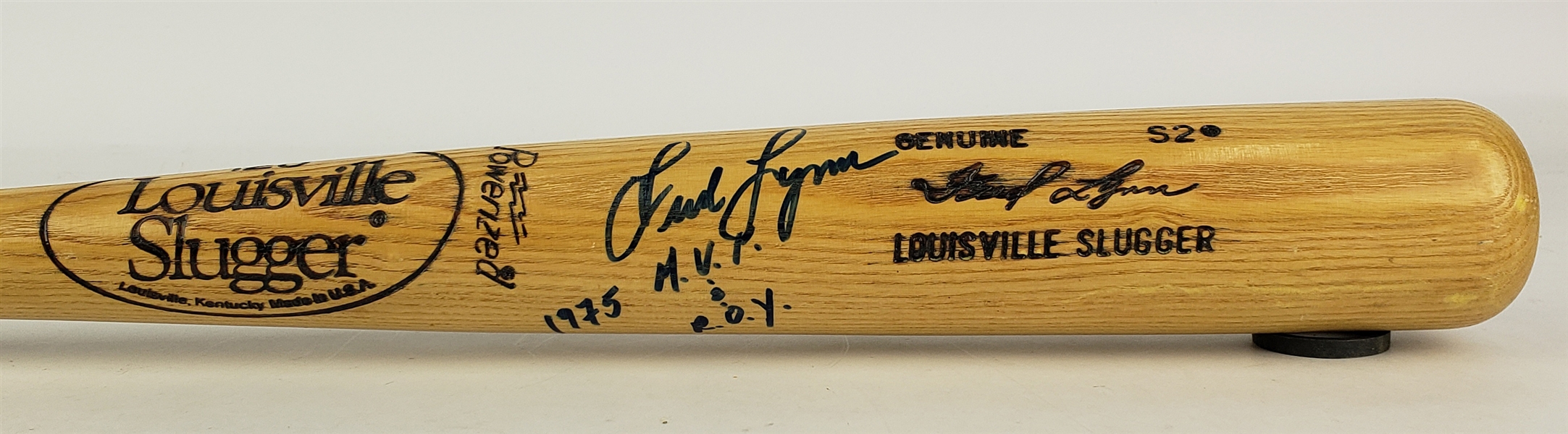 1980-83 Fred Lynn Boston Red Sox Signed Louisville Slugger Bat (JSA)