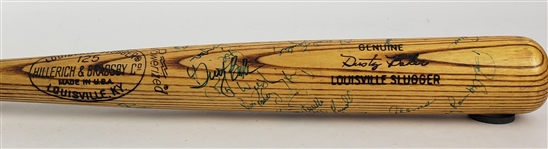 1977 Dusty Baker Los Angeles Dodgers Team Signed H&B Louisville Slugger Professional Model Bat w/ 25 Signatures Including Dusty, Don Sutton, Steve Garvey & More (MEARS LOA/JSA)