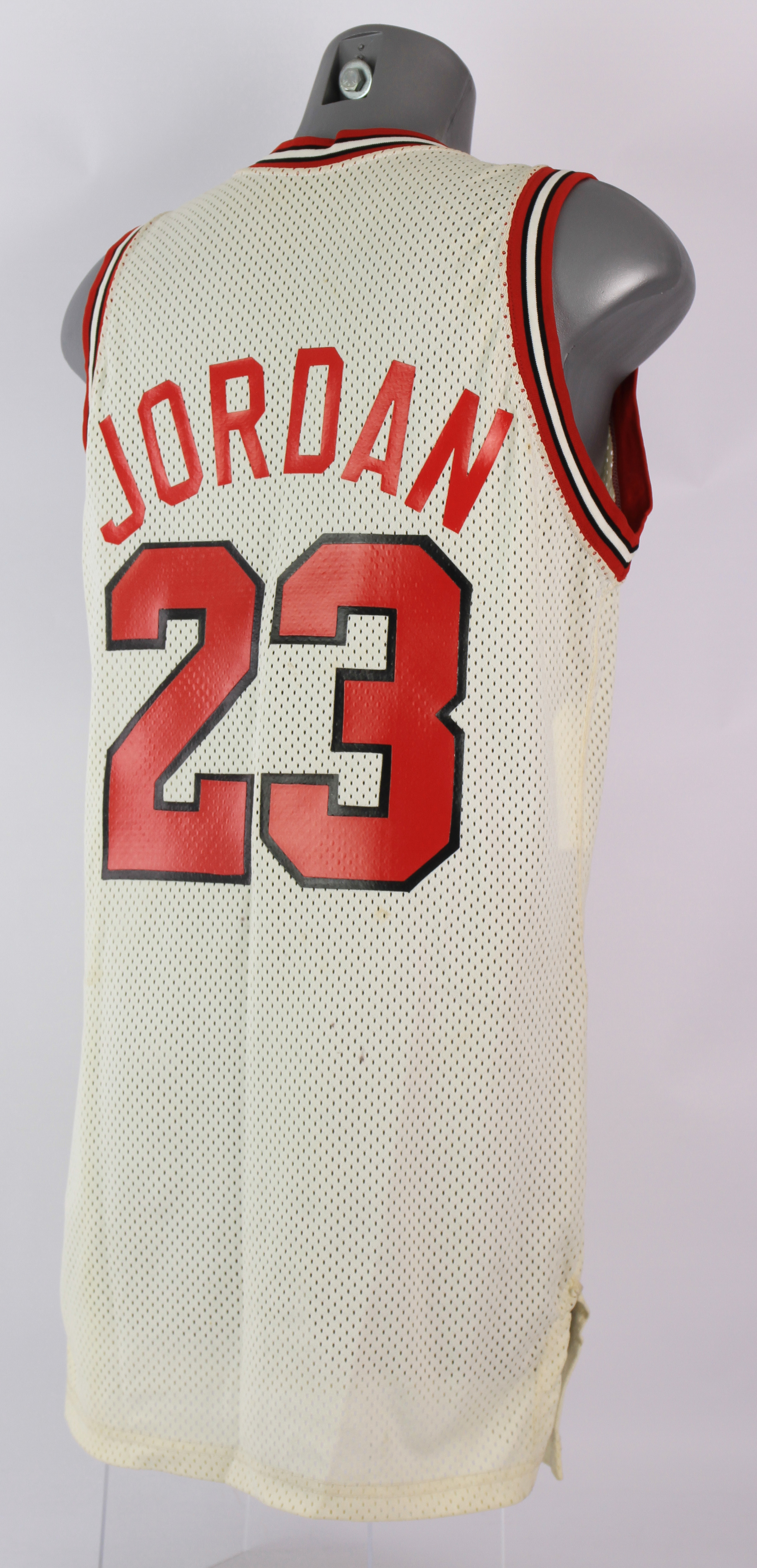 Lot Detail - Lot of (3) 1996-97 Michael Jordan All-Star Team Issued Items  Including Game Jersey, Practice Jersey & Travel Bag (MEARS)