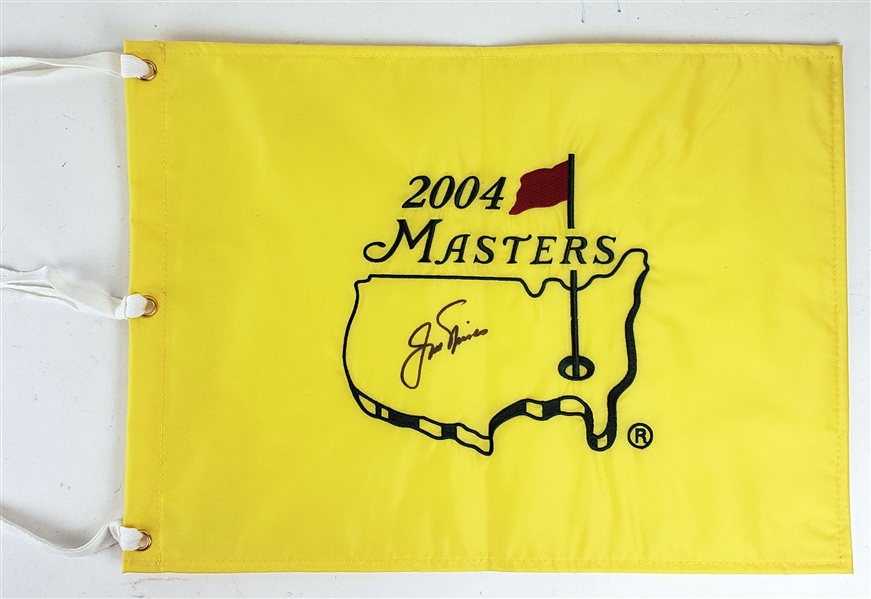 2004 Jack Nicklaus Signed Masters Flag (JSA)