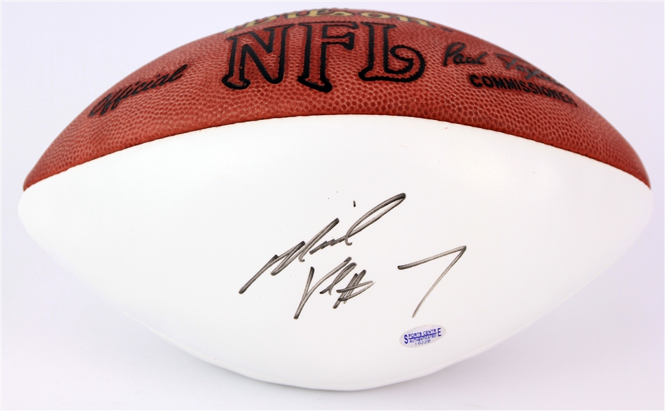 2001-06 Michael Vick Atlanta Falcons Signed ONFL Tagliabue Autograph Panel Football (JSA)