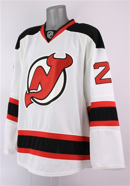 2009-10 Mike Mottau New Jersey Devils Game Worn Road Jersey (MEARS LOA/MeiGray)