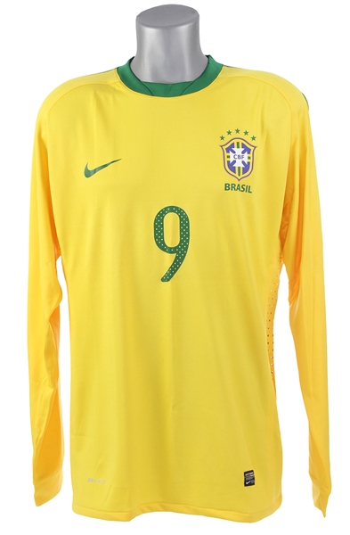 2010 Adriano Brazil National Soccer Team Jersey 