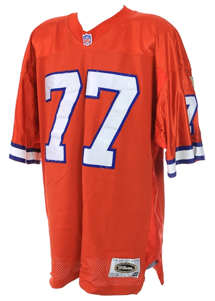1991-92 Lyle Alzado Denver Broncos Post Career Home Jersey (MEARS LOA)