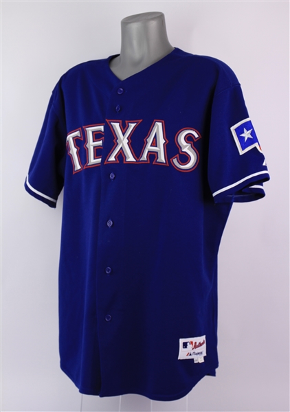 2004 Colby Lewis Texas Rangers Alternate Jersey (MEARS LOA/MeiGray)