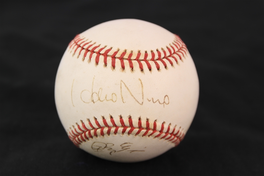 2000s Hideo Nomo Los Angeles Dodgers Signed OML Selig Baseball (JSA)