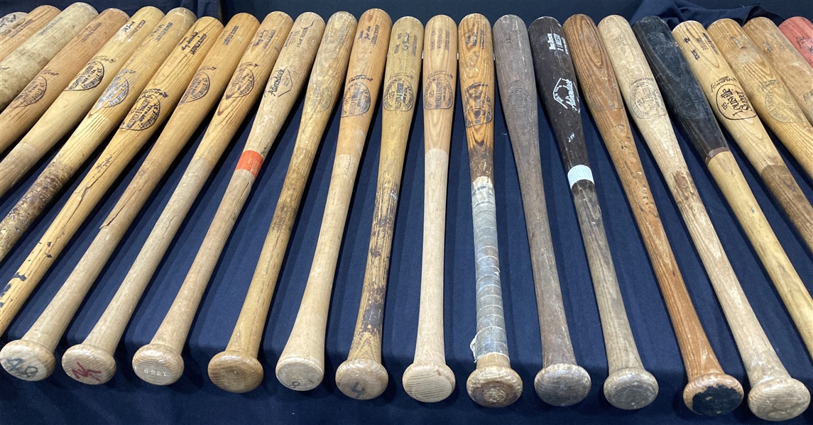 1960-1990s Houston Colts Astros Game Used Bat Collection Archive (100+) 
