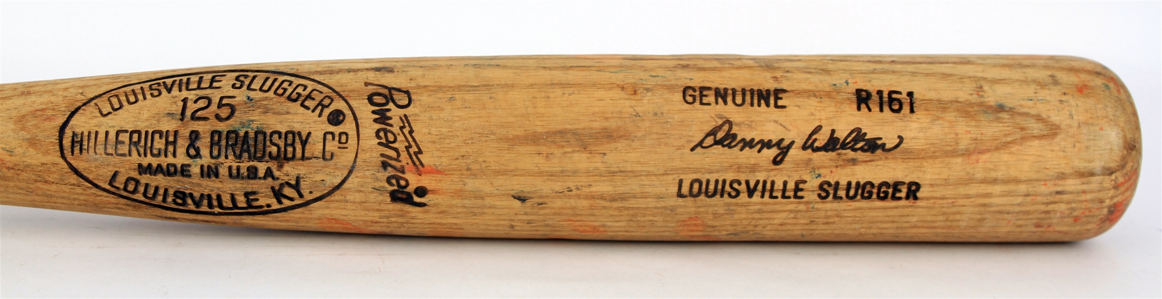 1977 Danny Walton Houston Astros H&B Louisville Slugger Professional Model Game Used Bat (MEARS LOA)