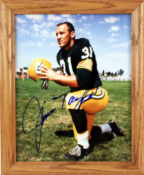 2000s Jim Taylor Green Bay Packers Signed 10" x 12" Framed Photo (JSA)