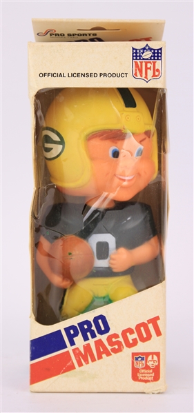1970s Green Bay Packers MIB Pro Mascot Bobblehead