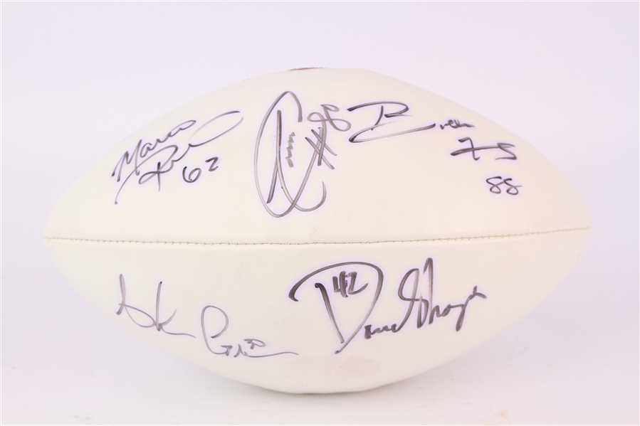 2002 Green Bay Packers Multi Signed ONFL Tagliabue Autograph Panel Football w/ 5 Signatures Including Donald Driver, Ahman Green, Bubba Franks & More (JSA)