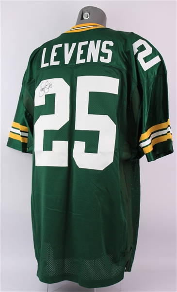 1994-2001 Dorsey Levens Green Bay Packers Signed Jersey (JSA)