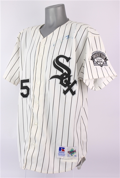 1995 Frank Thomas Chicago White Sox Signed Home Jersey w/ All Star Game Patch (MEARS LOA/Beckett LOA/JSA)
