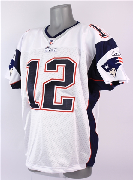 2008 Tom Brady New England Patriots Road Jersey (MEARS LOA)
