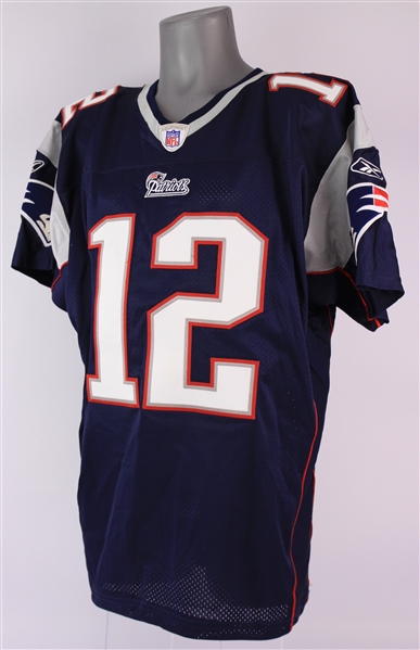 2007 Tom Brady New England Patriots Home Jersey (MEARS A5)