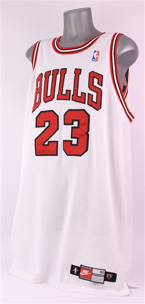 1997-98 Michael Jordan Chicago Bulls Pro Cut Home Jersey (MEARS A5)