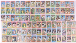 1975 Topps Baseball Trading Cards - Lot of 189 w/ JR Richard, Tug McGraw, Rusty Staub & More