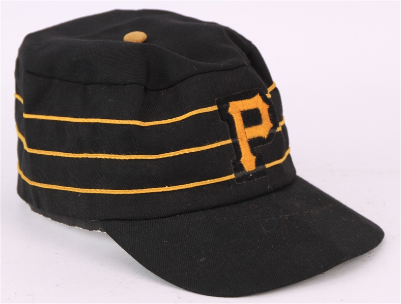1977-85 John Candelaria Pittsburgh Pirates Signed Pillbox Style Cap (JSA)