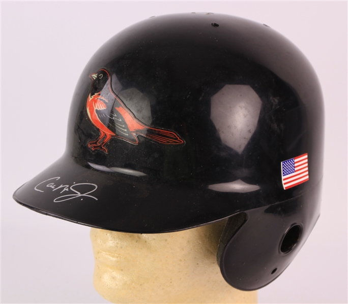2001 Cal Ripken Jr. Baltimore Orioles Signed Batting Helmet (MEARS LOA/JSA)