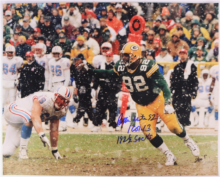 1998 Reggie White Green Bay Packers Signed 16" x 20" Photo (JSA) 1/300