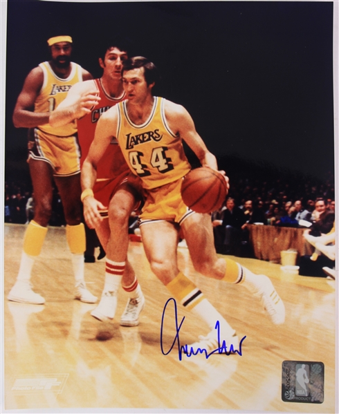 2000s Jerry West Los Angeles Lakers Signed 8" x 10" Photo (JSA)