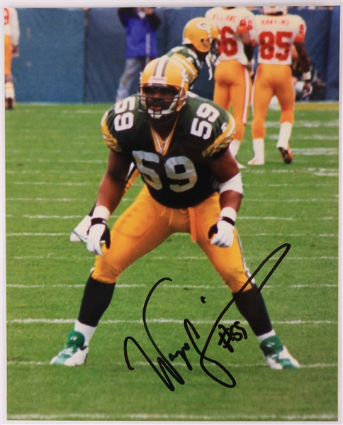 1990s Wayne Simmons Green Bay Packers Signed 8" x 10" Photo (JSA)