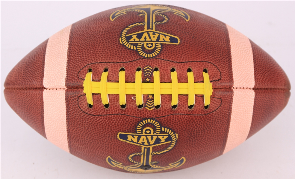 2016 Navy Midshipmen Army vs Navy Game Used Football (MEARS LOA)