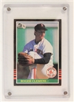 1985 Roger Clemens Boston Red Sox Donruss #273 Rookie Baseball Trading Card