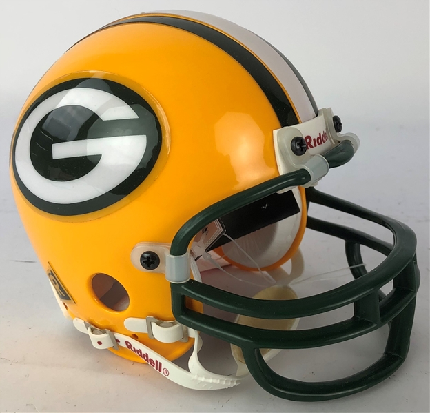 2000s Nick Barnett Green Bay Packers Signed Mini Helmet (JSA)