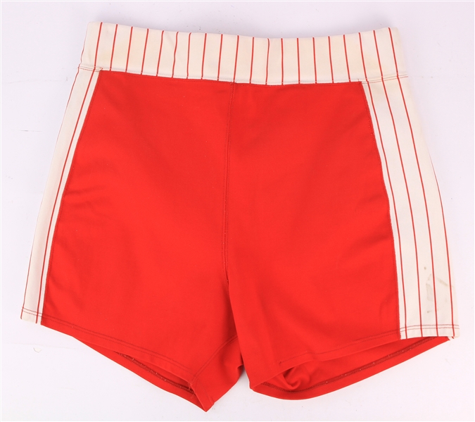 1972-74 Walt Bellamy Atlanta Hawks Game Worn Uniform Shorts (MEARS LOA/Team Letter)