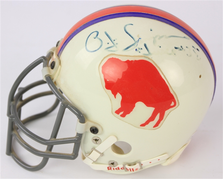 1994 OJ Simpson Buffalo Bills Signed Mini Helmet (JSA)