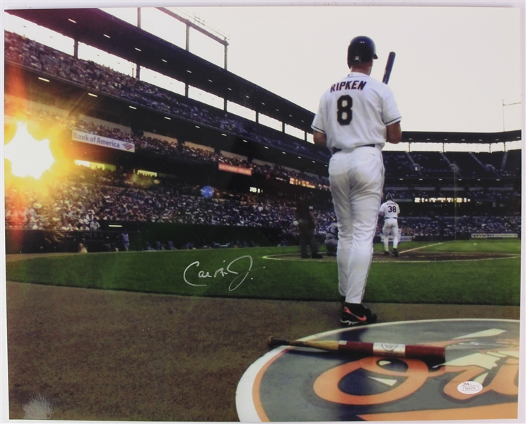 2000s Cal Ripken Jr. Baltimore Orioles Signed 16" x 20" Photo (*JSA*)