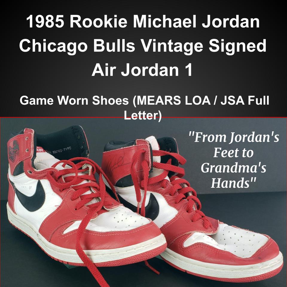 Michael Jordan's Game-Worn 1985 Air Jordan 1 Sneakers