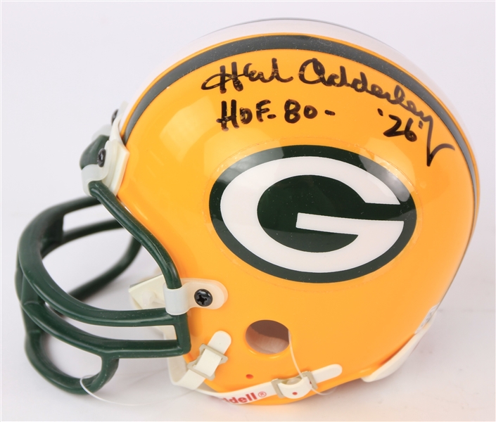 1997 Herb Adderley Green Bay Packers Signed Mini Helmet (JSA)