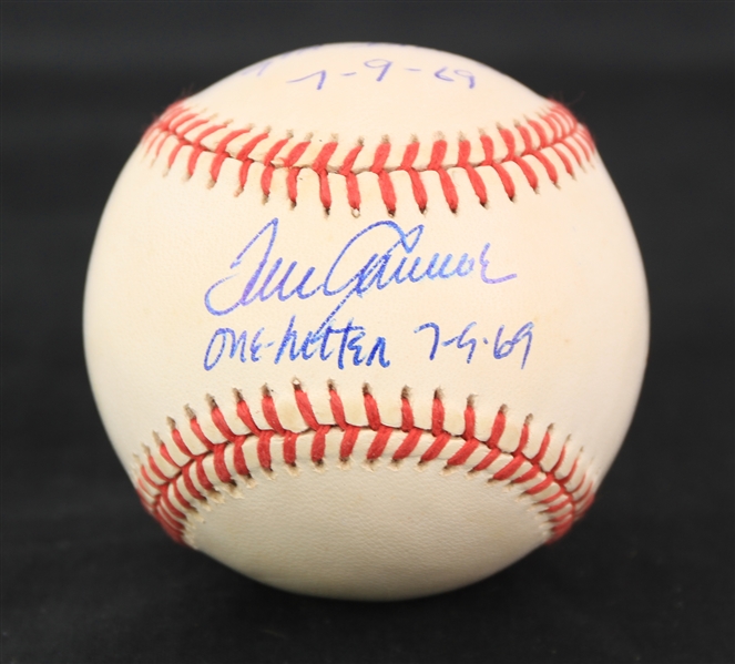 1991-92 Tom Seaver Jimmy Qualls Mets/Cubs Signed ONL White Baseball (JSA)