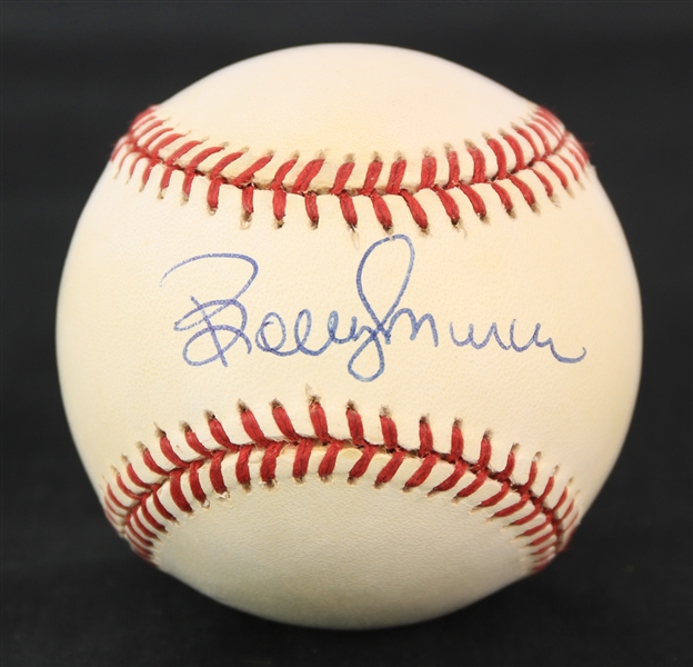 1995-99 Bobby Murcer New York Yankees Signed OAL Budig Baseball (JSA)