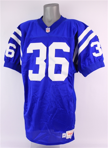 1995 Damon Watts Indianapolis Colts Game Worn Home Jersey (MEARS LOA)