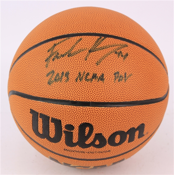 2015 Frank Kaminsky Wisconsin Badgers Signed Basketball (JSA)